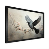 Minimalist Black Flight Of Bird - Bird Wall Art Prints