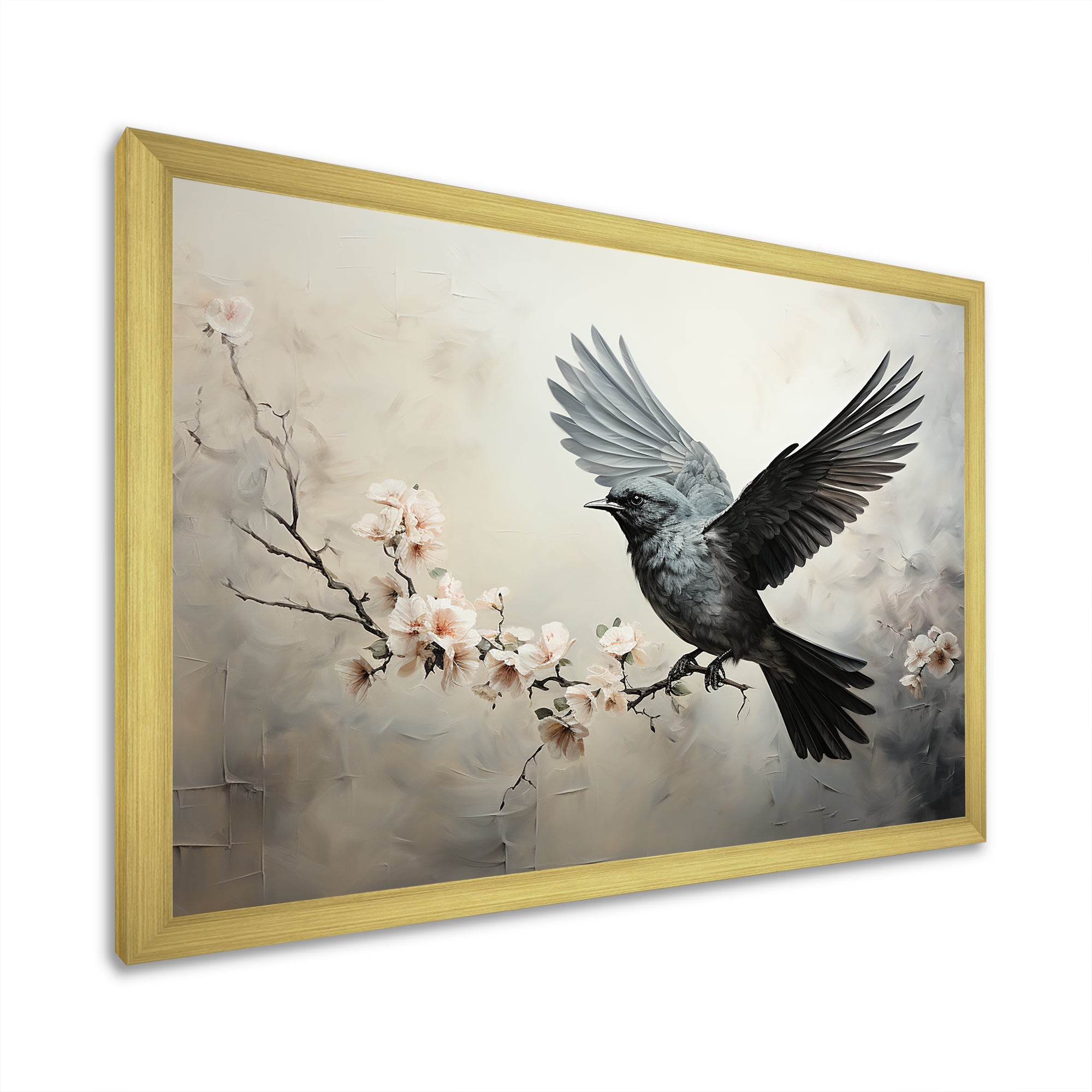 Minimalist Black Flight Of Bird - Bird Wall Art Prints