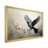 Minimalist Black Flight Of Bird - Bird Wall Art Prints