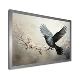 Minimalist Black Flight Of Bird - Bird Wall Art Prints