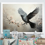 Minimalist Black Flight Of Bird - Bird Wall Art Prints