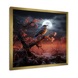 Textured Layers Create Mixed Media Skies - Bird Wall Decor