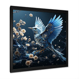 Watery Blues In Capture The Delicate Bird - Bird Home Decor Art