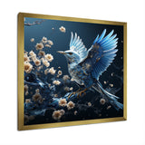Watery Blues In Capture The Delicate Bird - Bird Home Decor Art