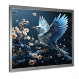 Watery Blues In Capture The Delicate Bird - Bird Home Decor Art