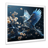 Watery Blues In Capture The Delicate Bird - Bird Home Decor Art