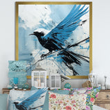 Blue Bird In Mix Of Colors - Bird Bedroom Wall Art