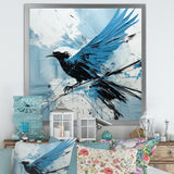 Blue Bird In Mix Of Colors - Bird Bedroom Wall Art
