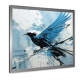 Blue Bird In Mix Of Colors - Bird Bedroom Wall Art