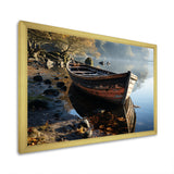 Sailing Charm In The Morning Mist - Boat Sailing Canvas Wall Art