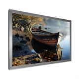 Sailing Charm In The Morning Mist - Boat Sailing Canvas Wall Art