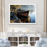 Sailing Charm In The Morning Mist - Boat Sailing Canvas Wall Art