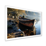 Sailing Charm In The Morning Mist - Boat Sailing Canvas Wall Art