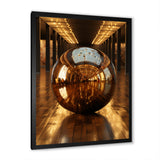 Bronze Bowling Reflections - Bowling Canvas Wall Art