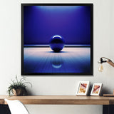 Bowling Indigo Impact - Bowling Canvas Wall Art