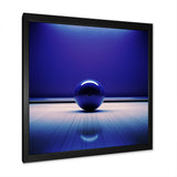 Bowling Indigo Impact - Bowling Canvas Wall Art