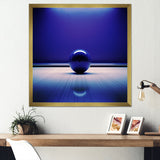 Bowling Indigo Impact - Bowling Canvas Wall Art