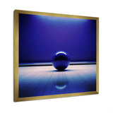 Bowling Indigo Impact - Bowling Canvas Wall Art