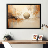 Beige Minimalism Bowling - Bowling Canvas Wall Art
