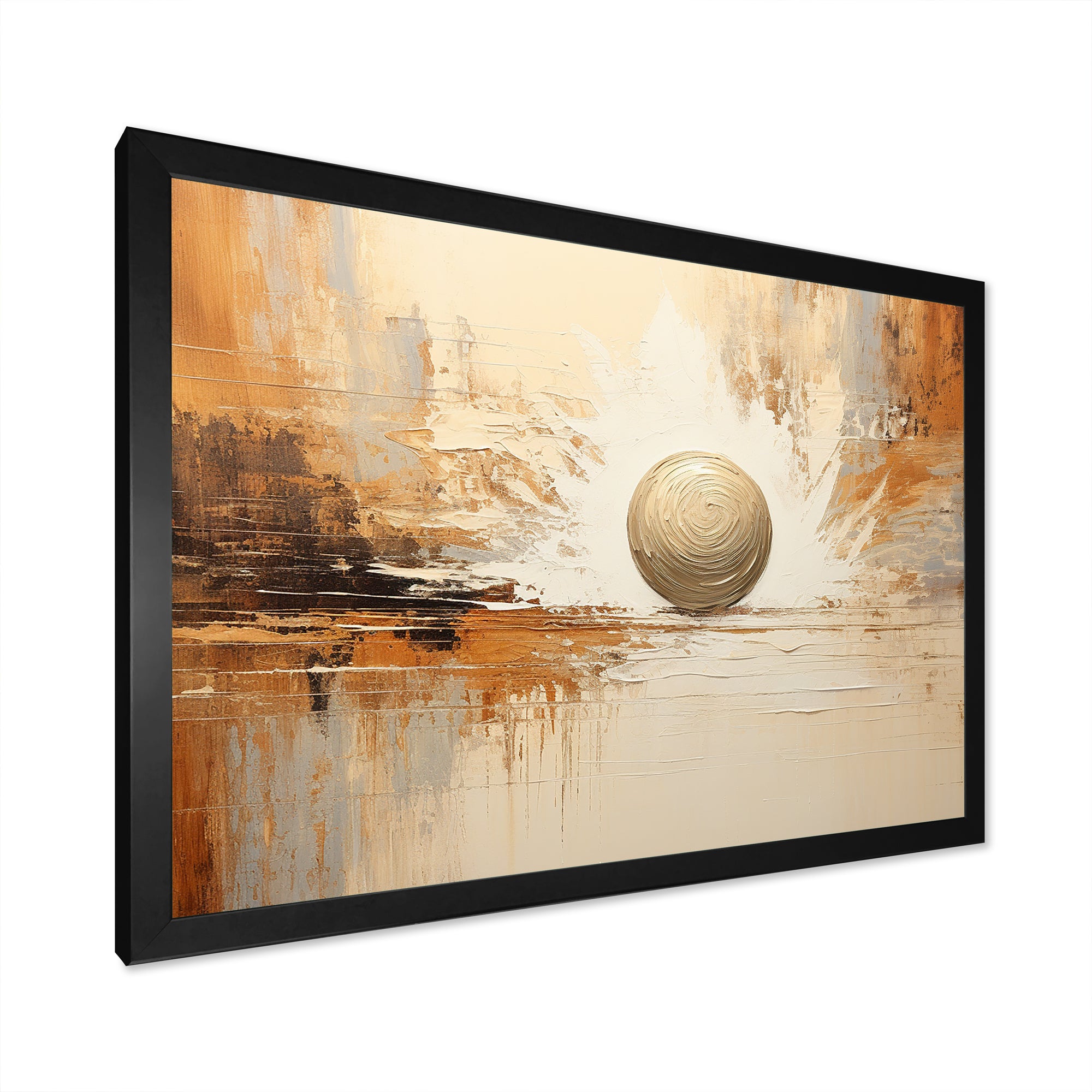 Beige Minimalism Bowling - Bowling Canvas Wall Art