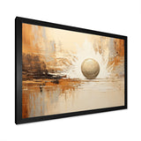 Beige Minimalism Bowling - Bowling Canvas Wall Art