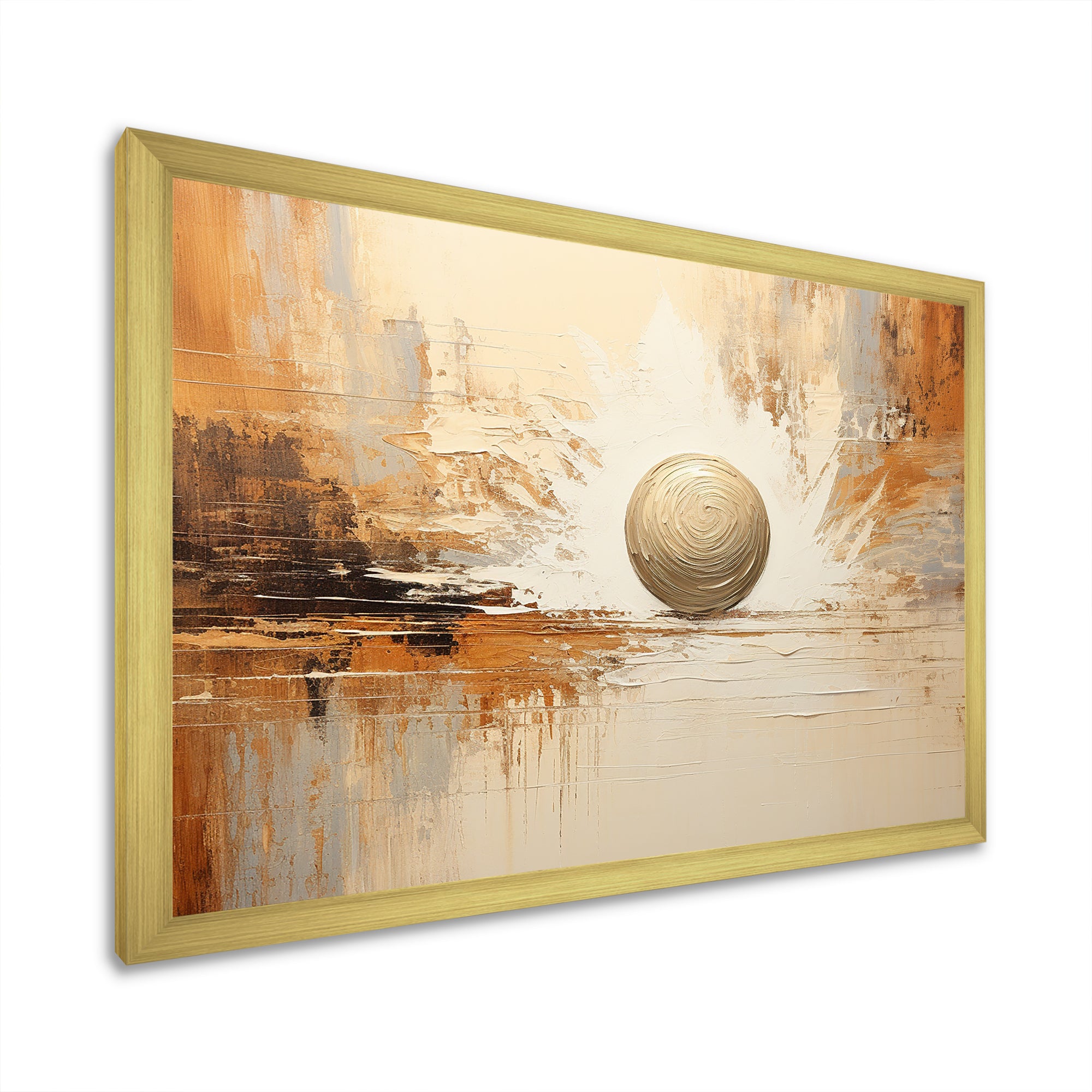 Beige Minimalism Bowling - Bowling Canvas Wall Art