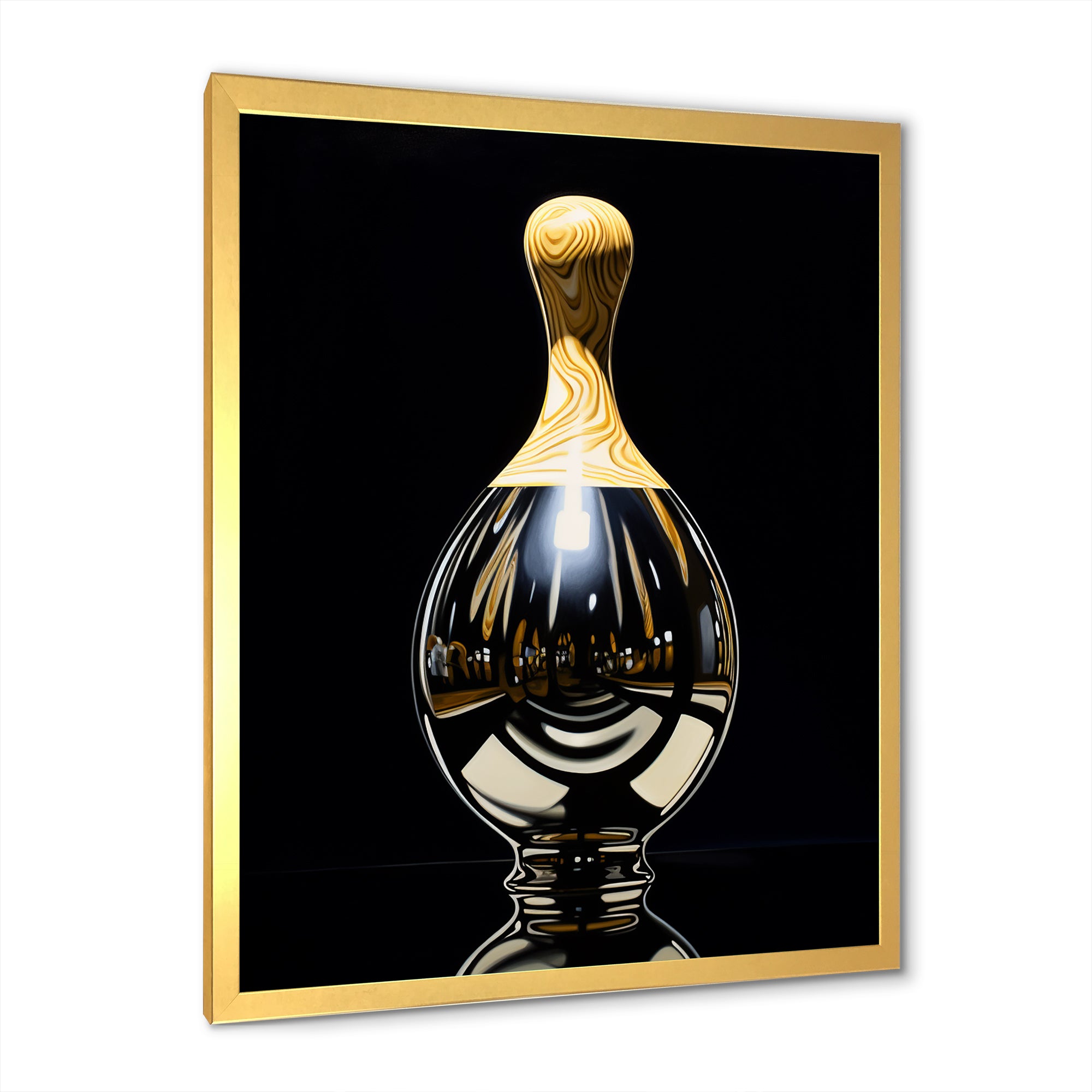 Onyx Overturn - Bowling Canvas Wall Art