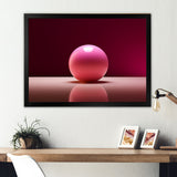 Pink Rose Roll - Bowling Canvas Wall Art