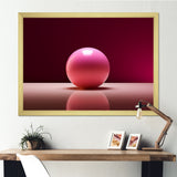Pink Rose Roll - Bowling Canvas Wall Art