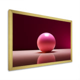 Pink Rose Roll - Bowling Canvas Wall Art