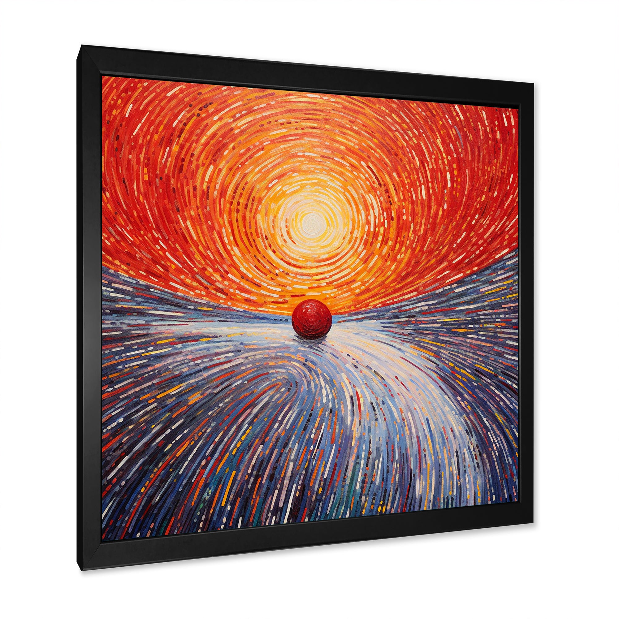 Ruby Roll Opposite Magnetic Poles - Bowling Canvas Wall Art