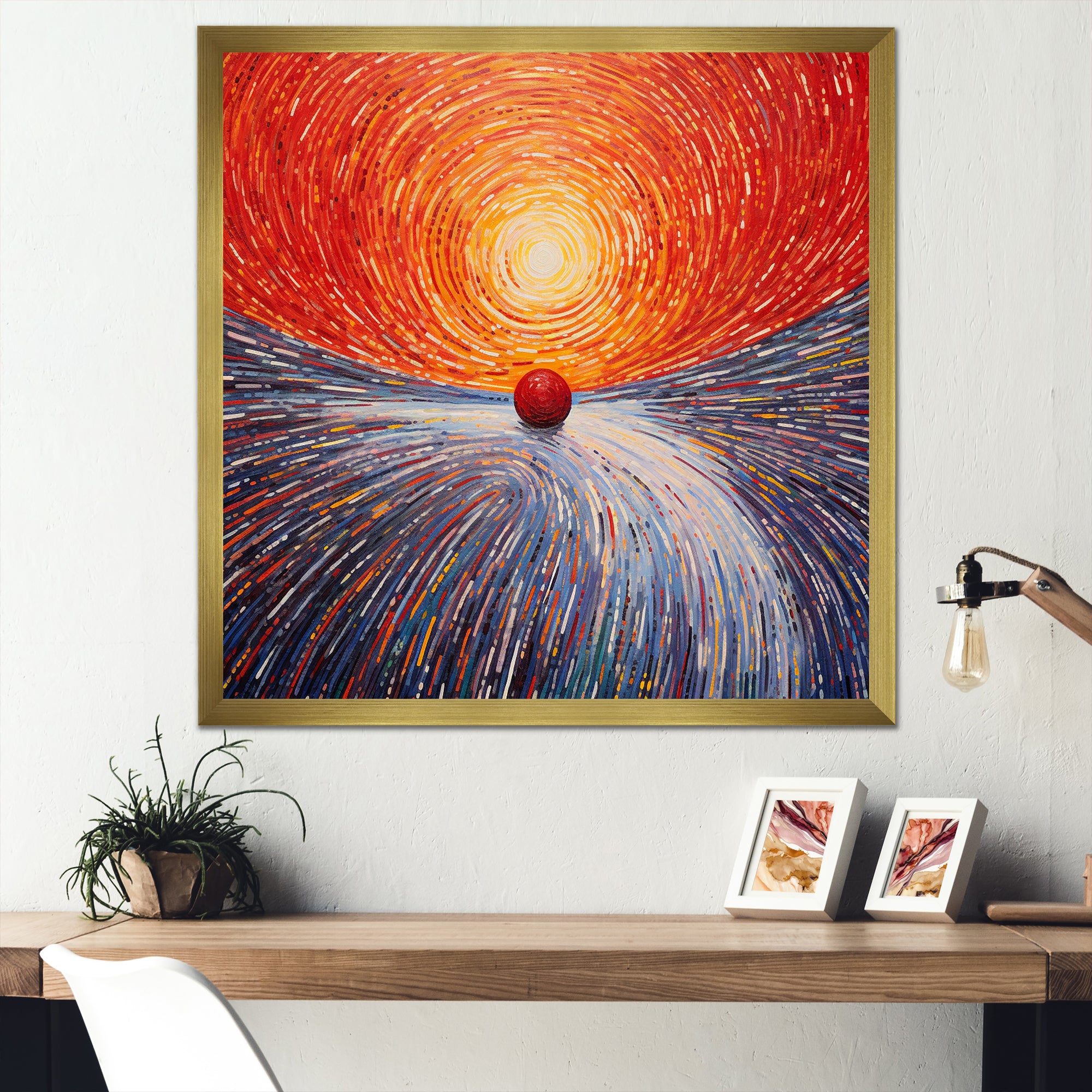 Ruby Roll Opposite Magnetic Poles - Bowling Canvas Wall Art