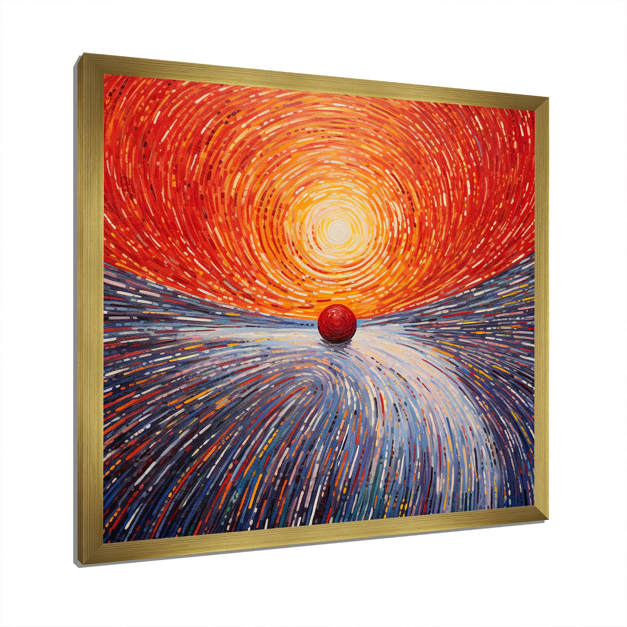 Ruby Roll Opposite Magnetic Poles - Bowling Canvas Wall Art