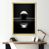 Sapphire Strike Ball Reflection - Bowling Canvas Wall Art