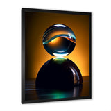 Sapphire Strike Ball Reflection I - Bowling Canvas Wall Art