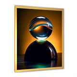 Sapphire Strike Ball Reflection I - Bowling Canvas Wall Art