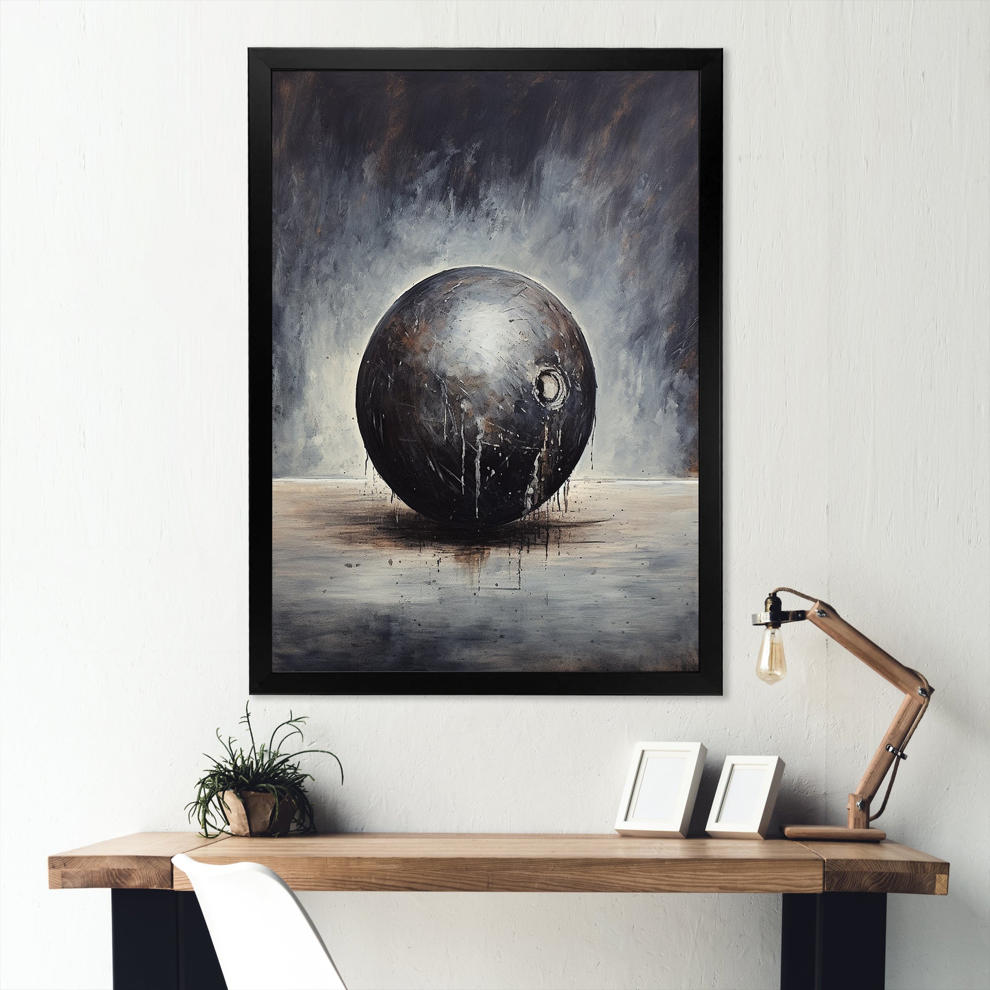 Bowling Slate Strike - Bowling Canvas Wall Art