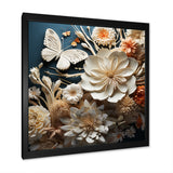 Textured Layers Mixed Media Dance - Butterfly Canvas Wall Art