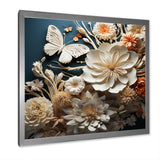 Textured Layers Mixed Media Dance - Butterfly Canvas Wall Art