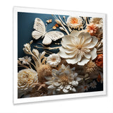 Textured Layers Mixed Media Dance - Butterfly Canvas Wall Art