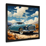 A Surrealism Vintage Car - Car Vintage Canvas Wall Art