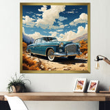 A Surrealism Vintage Car - Car Vintage Canvas Wall Art