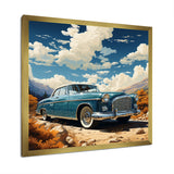 A Surrealism Vintage Car - Car Vintage Canvas Wall Art