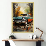 A Symbolism Vintage Car - Car Vintage Canvas Wall Art