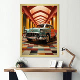 Pimp My Ride Retro Car - Car Vintage Canvas Wall Art