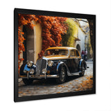 1960s Old Car In England - Car Vintage Canvas Wall Art