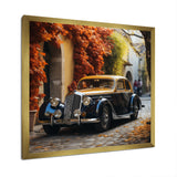 1960s Old Car In England - Car Vintage Canvas Wall Art