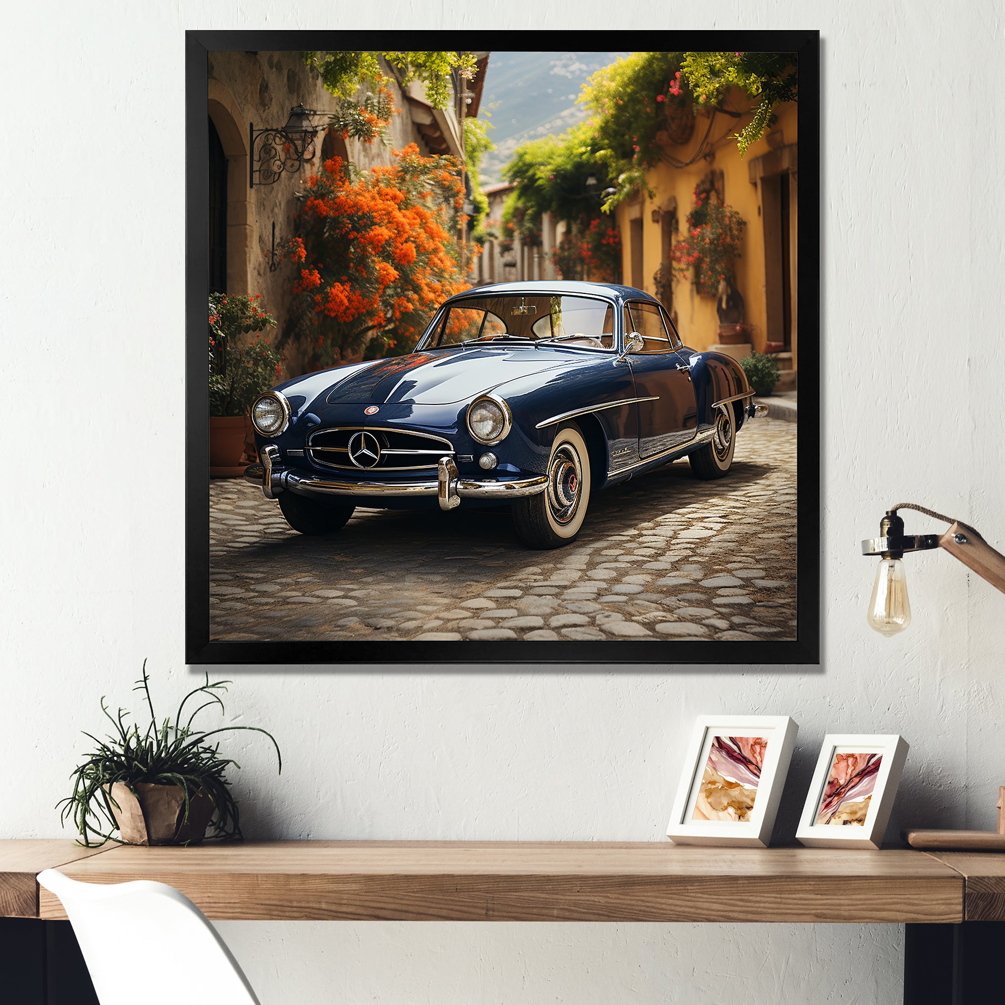 1970s German Car Beauty - Car Vintage Canvas Wall Art