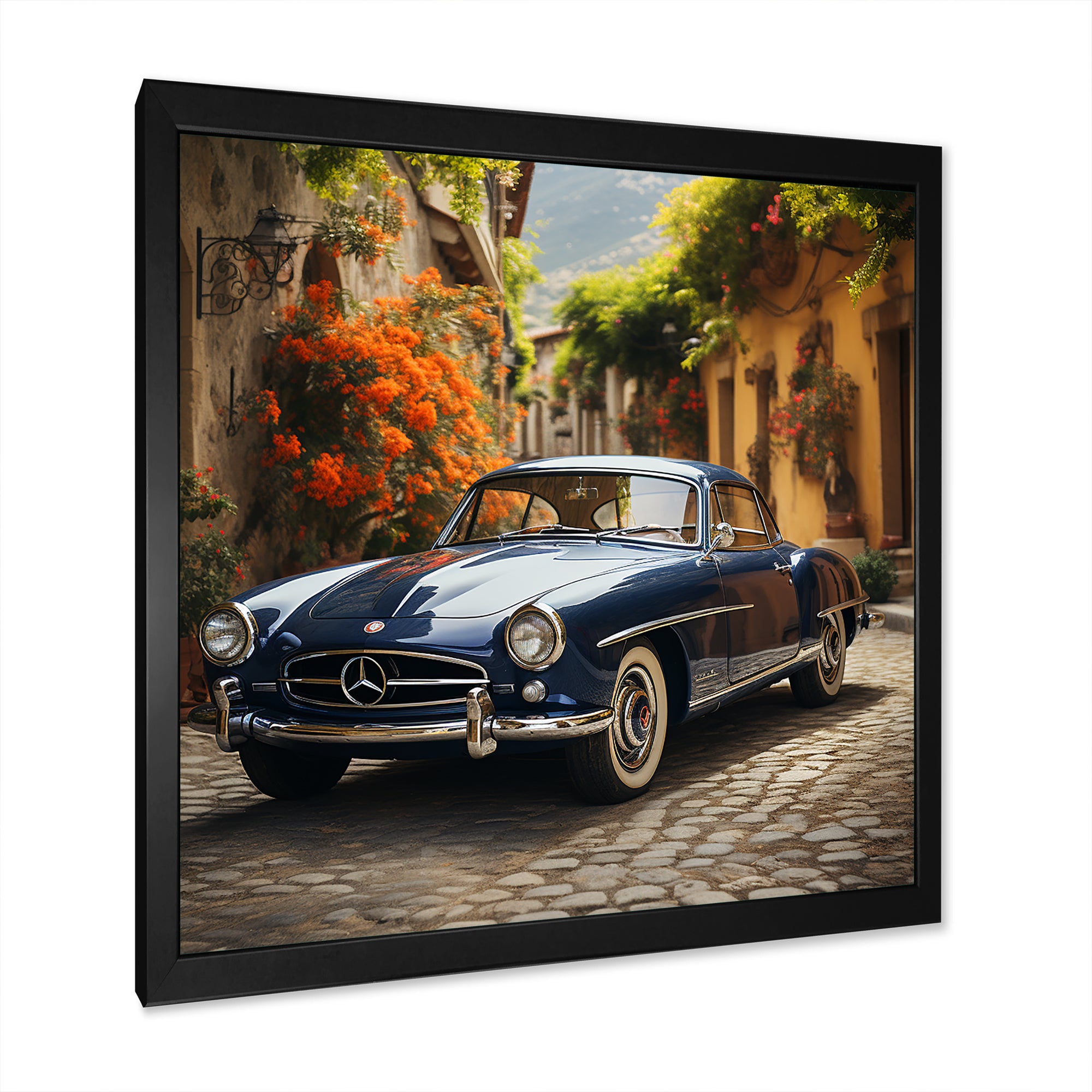 1970s German Car Beauty - Car Vintage Canvas Wall Art