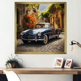 1970s German Car Beauty - Car Vintage Canvas Wall Art